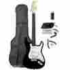 0310001506 Bullet Strat Electric Starter Fender Squier Black Guitar Pack Sss 717669352844