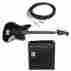 032-8800-506 Fender Squier Vintage Modified Jaguar Bass Ss Black Ampeg Amp Cable