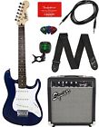 0371812027-combo-std Fender Squier By Short Scale Stratocaster Transparent Blue 660845726765