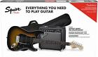 0371824032 Squier Affinity Series Stratocaster Hss Pack Brown Sunburst Open Box