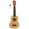054398641413 Unbranded Acoustic Guitar Pick String Wood Color Beginners