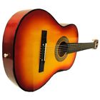 10017 Starter Acoustic Guitar Performer Package Kit Bag Tuner Pick Sunburst