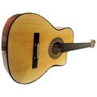 10019 Acoustic Country Bluegrass Cutaway Guitar Gig Bag Natural Beginner Music