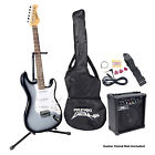 10688889811183 Pyle Beginner Electric Guitar Grey Silver