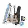 14-6216 Pixie Pack Daisy Rock Girl Guitars Acoustic Guitar Starter Silver Sparkle 038081354095