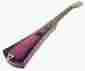 16076 35 Purple Acoustic Guitar Steel String Backpacker Hawaiian Travel With Gig Bag