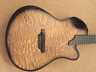 2021 Emerald Nylon Crossover Guitar Natural Quilted Maple On Carbon Fiber