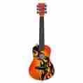 24249892 Fg5025 First Act New Designer Flame Guitar Orange Model 607266018697