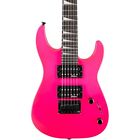 2912223519 Jackson Dinky Minion Electric Guitar Neon Pink 885978956715