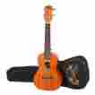 4string New 21 Sapele Wood Soprano Ukulele Musical Instrument Hawaiian Guitar Wp