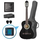 Cl34bk 5060528531283 Artist Size Classical Guitar Pack Nylon String Black