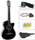 60700040 Lagrima Cutaway Design Electric Acoustic Guitar Case Strap 709202324258