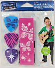 607266014231 First Act Girl Guitar Accessory Pack Picks Strap