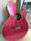 6264 Daisy Rock Wildwood Acoustic Girls Atomic Pink Guitar Model 22 3 4 Inch