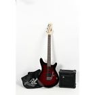 Rr100pkrb 888365648989 Used005386 Rogue Rocketeer Electric Guitar Pack Red Burst