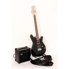 Rr100pk-bk 888365666914 Used005391 Rogue Rocketeer Electric Guitar Pack Black