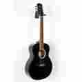 888365682525 Used005007 Luna Guitars Aurora Borealis 3 4 Size Acoustic Guitar Black Sparkle