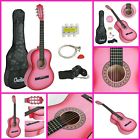 Zeny01028 88989080 Zeny Beginner Acoustic Guitar Starter Package Kit Pink 709044199052