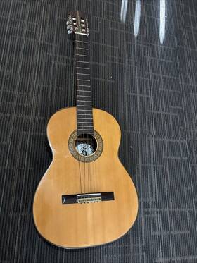 Alvarez Serie145 Made In Japan 1970s Classical Guitar 5006 Bridge Lifted