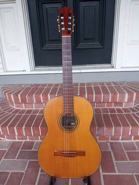 Aria Ao-73 1970s Rare Classical. This Is A Very Nice Playable Project Guitar