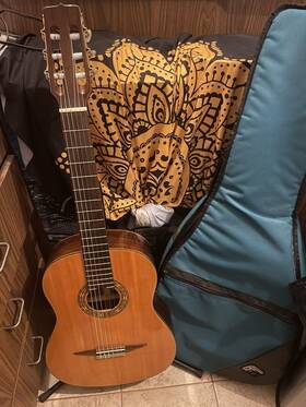A30s Aspen Solid Spruce Classical Nylon Acoustic Guitar Korea Mik Vintage 1980 S