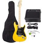B01n99e4f2 Isin New Yellow Full Size Electric Guitar Beginner Amp Accessories