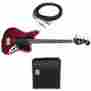 032-8800-509 Ba108 Fender Squier Jaguar Bass Special Ss Candy Apple Red Ampeg Amp Cable