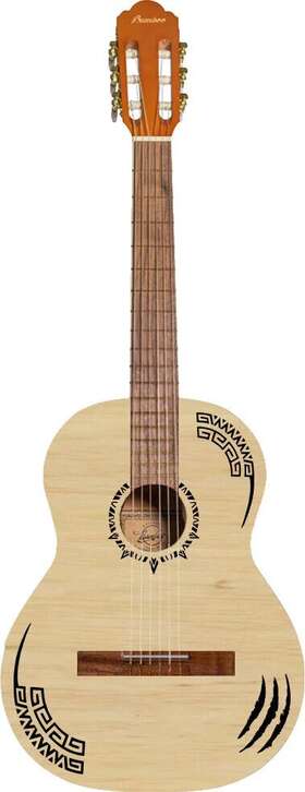 Gc36-feline Bamboo Musica 36 Inch Feline Travel Classical Guitar
