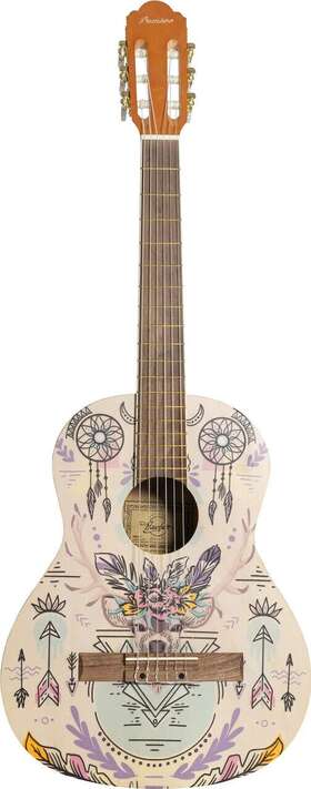Gci36-indi Bamboo Musica 36 Inch Indie Travel Classical Guitar
