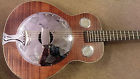 Brown Derby Resonator Fender Guitar Natural Tele Headstock Maple Mahogany 885978529711