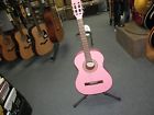 Cwgc36p Corbin Woodville Pink Nylon String Classical Style Guitar
