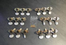 Der Jung 405gk Classical Guitar Tuners. Hauser Style Plate With A Gold Finish. 405gk