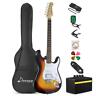 Dst-1s Donner Solid Inch Electric Guitar Kit Sunburst Package 747356955256