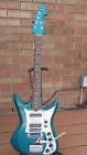 184310 E1312 Teisco Vintage Guitar All Original Sn Orig Case Mij Exc