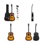 Dag-1s Ec1019 Sunburst Acoustic Guitar Package Beginner Dreadnought With Bag 615150215589
