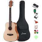 Ec1092-ca Donner Dreadnought Acoustic Guitar Package Size Beginner Kit