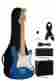 Ep5-bu Raptor New Blue 31 Mini St Kids Electric Guitar W 5 Watt Amp Free Shipping