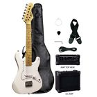 Ep5-wh Raptor White Mini St Kids Electric Guitar Watt Amp Bag