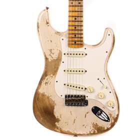 9231013157 Fender Custom Shop Limited Red Hot Stratocaster Super Heavy Relic Aged White