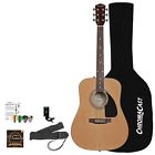 Fender Squier By Acoustic Guitar Bundle With Strings Strap Tuner Chromacast G 811501005643