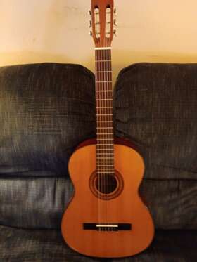 A580 Franciscan Classical Guitar Mij 60s 70s Looks And Sounds Great