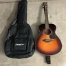 Fs700s Yamaha Fs Acoustic Guitar With Leather Heavy Duty Gigbag Strap