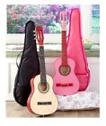 G-249406 Genuine Child Sized Wood Guitar Carrying Case Pink Or Black