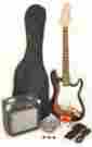 Ga1065 Sx Rst 3ts W Electric Full Size Guitar Package Amp Instructional Dvd