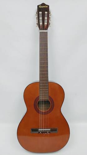 H-f1800p Garcia Vintage Classical / Folk 3/4 Guitar -made In Japan Ready To Play