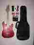 Ge32 Viper Bguitars Kids 31 Red 1 2 Size Electric Guitar With Battery Powered Practice Amp