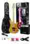 Ge93co-nt Ge93co Viper New Beginners Electric Guitar Package Natural 10 Watt Amp Gig Bag