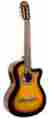 Gfc349-ts Gfc349 Huntington Sunburst Cutaway Acoustic Electric Classical Nylon Guitar