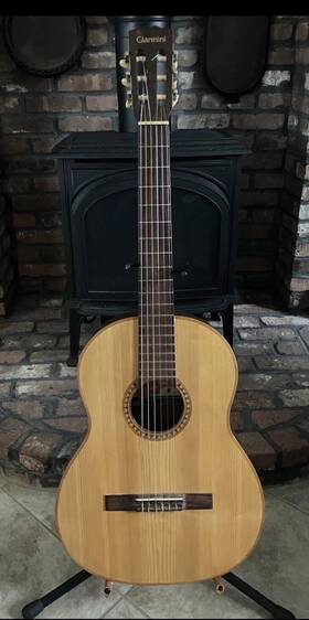 Gn65 Giannini Tranquillo Classical Guitar Model Made In Brazil With Hard Case