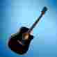 Gnf-1 Giannini Acoustic Electric Guitar 6 String W Gig Bag Set Of Ex Strings Black Finish 852669334985